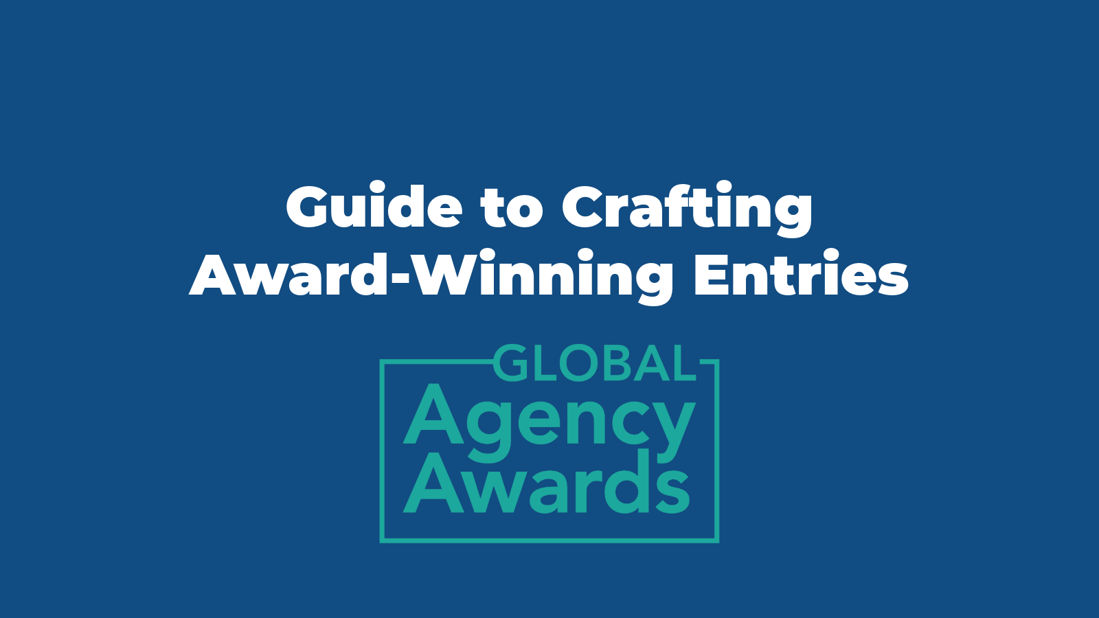 Image: Top Tips for Entering the Agency Awards: Your Guide to Recognition and Success.